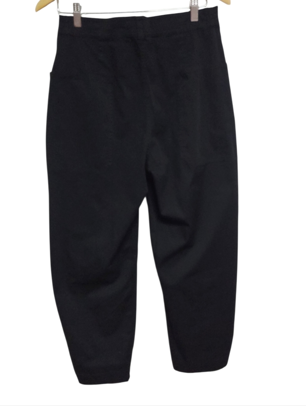 Everlane Barrel Pants Black Organic Cotton Size 8 - Picture 4 of 10
